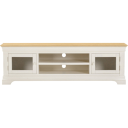 Seconique Bordeaux Ivory and Oak TV Stand - thumbnail 3