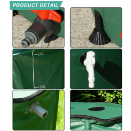 Gr8 Garden Collapsible PVC Portable Water Butt 250L - thumbnail 4