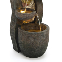 Serenity 4-Tier LED Autumn Falls Water Feature - thumbnail 4