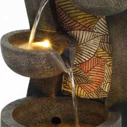 Serenity 4-Tier LED Autumn Falls Water Feature - thumbnail 3