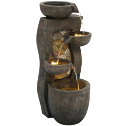 Serenity 4-Tier LED Autumn Falls Water Feature - thumbnail 1