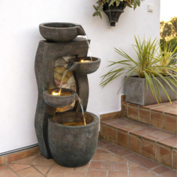 Serenity 4-Tier LED Autumn Falls Water Feature - thumbnail 2