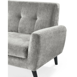 Julian Bowen Monza 3 Seater Dove Fabric Sofa - thumbnail 4