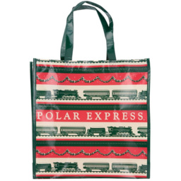 Single Blue or Red Polar Express Christmas Shopper Bag in Assorted styles - thumbnail 4