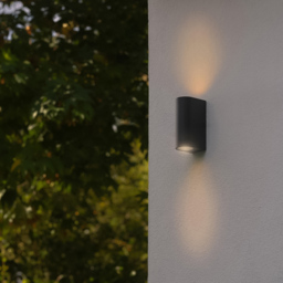 Nordlux Dion Double Black Wall Light - thumbnail 2