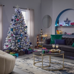 7ft Pembroke Spruce Pre-lit Premium Artificial Christmas Tree - thumbnail 2