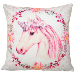 Velosso Unicorn Pink Filled Cushion 43 x 43cm 2 Pack