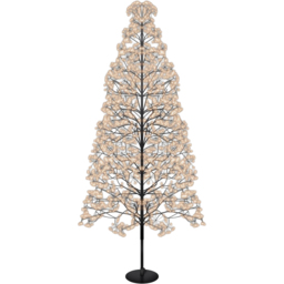 Xmas Haus 4008 Gold Micro LED Black Firework Tree 6.8ft