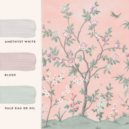 Laura Ashley Eglantine Pink Mural - thumbnail 2