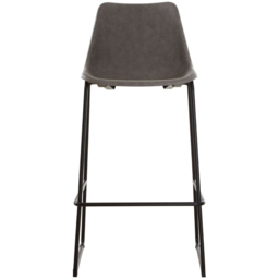 Premier Housewares Dalston Ash Bar Chair with Angled Legs - thumbnail 2
