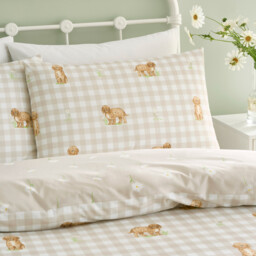 Daisy Doodle Duvet Set Natural King - thumbnail 3