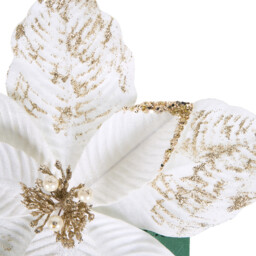 Luxury White Flower Clip Large - thumbnail 3