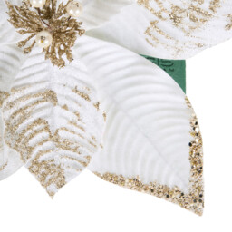 Luxury White Flower Clip Large - thumbnail 2