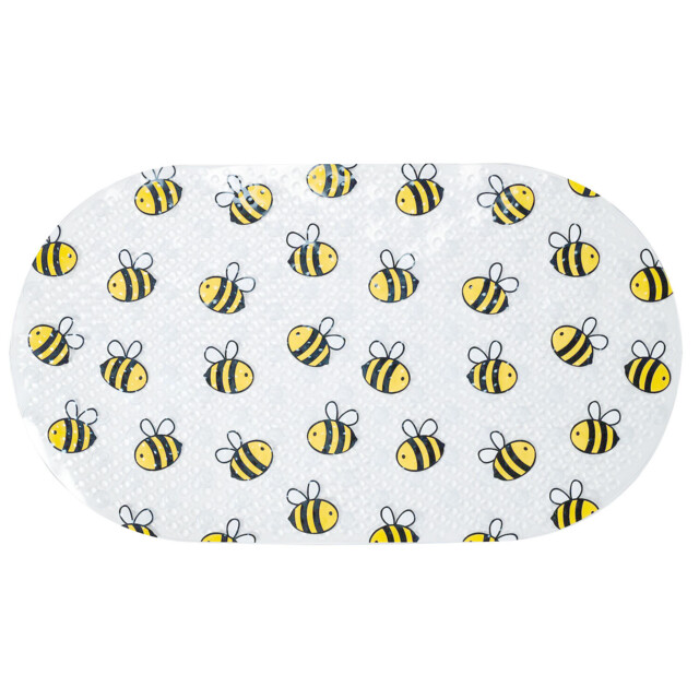 Bumble Bee PVC Bath Mat 69 x 39cm - image 1