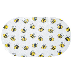Bumble Bee PVC Bath Mat 69 x 39cm