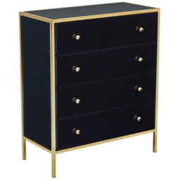 Birlea Fenwick 4 Drawer Black Chest of Drawers - thumbnail 2