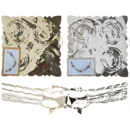Gold and Silver Foil Garland Christmas Decoration 2.7m - thumbnail 2