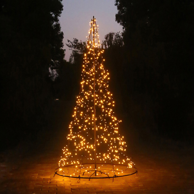 Xmas Haus 960 Copper Gold LED Gold Tree 11.4ft - image 1