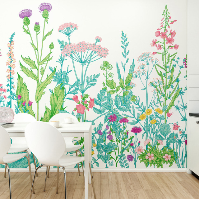Origin Murals Botanical Fleur Multicolour Wall Mural - image 1