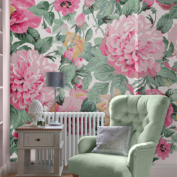 Laura Ashley Aveline Rose Mural
