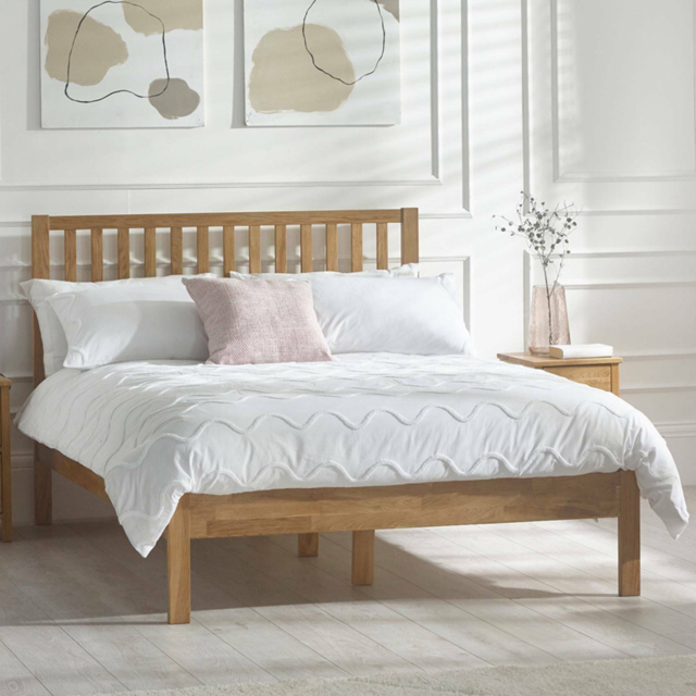 Julian Bowen Coxmoor King Size Oak Bed - image 1