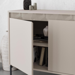 FWStyle Mott Sandstone 3 Door Sideboard - thumbnail 2