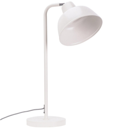 ValueLights Morris White Retro Dome LED Table Lamp