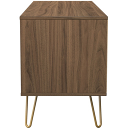 Crowndale Hong Kong 4 Drawer Carini Walnut Bed Box Ready Assembled - thumbnail 4