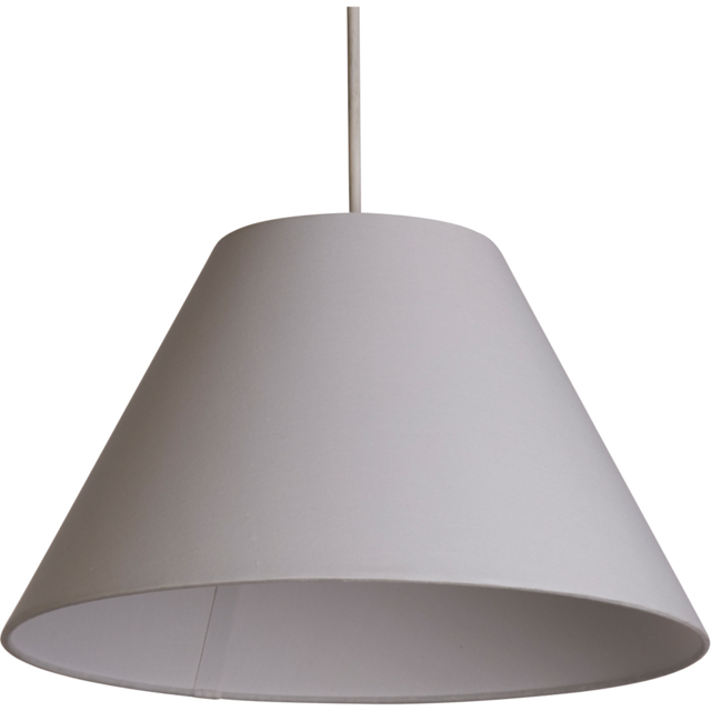 Lighting Collection White Tapered Shade - image 1