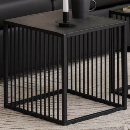 Florence Strington Black Side Table