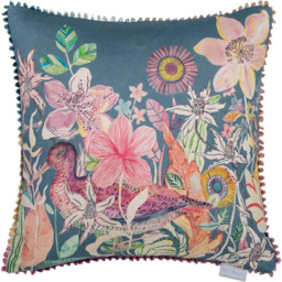 Voyage Maison Mrsnipe Twilight Printed Feather Filled Cushion 50cm - thumbnail 1