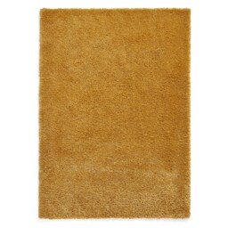 Ozzy Plain Shaggy Rug - Ochre - 160x230cm - thumbnail 1