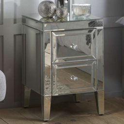 Birlea Valencia 2 Drawer Bedside Table - thumbnail 1