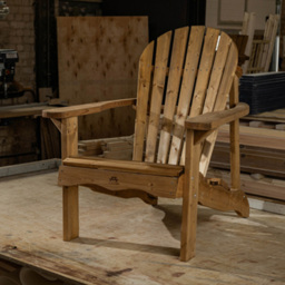 AMATA Ungurs Brown Adirondack Chair - thumbnail 1