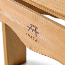 AMATA Ungurs Brown Adirondack Chair - thumbnail 3