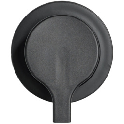 ReBorn 250ml Dark Grey Eco Friendly Wall Mounted Plastic Soap Dispenser - thumbnail 4