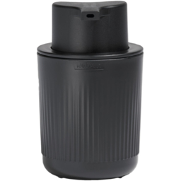 ReBorn 250ml Dark Grey Eco Friendly Wall Mounted Plastic Soap Dispenser - thumbnail 3