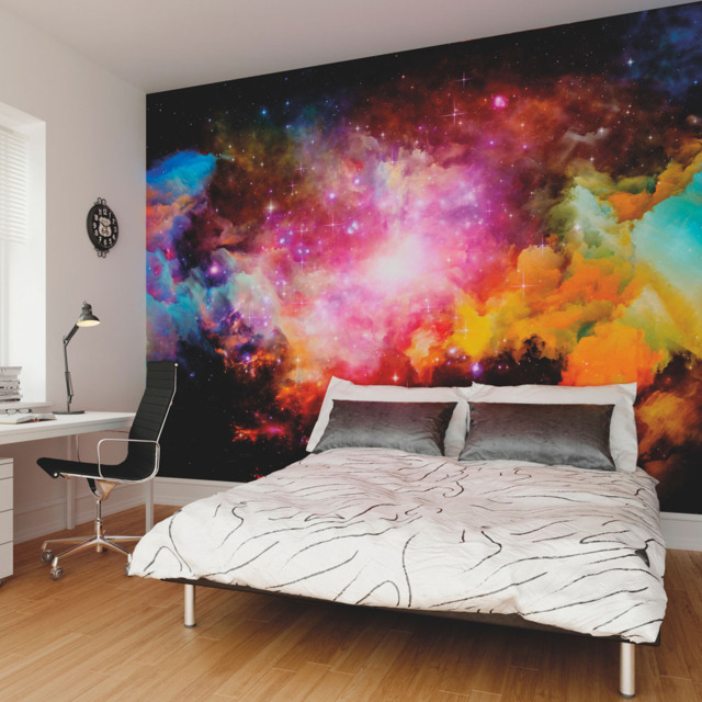 Origin Murals Galaxy Stars Multicolour Wall Mural - image 1
