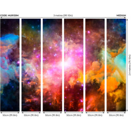 Origin Murals Galaxy Stars Multicolour Wall Mural - thumbnail 3