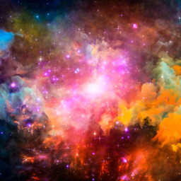 Origin Murals Galaxy Stars Multicolour Wall Mural - thumbnail 2