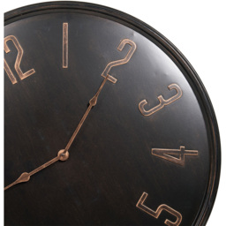 Black and Bronze Wall Clock - thumbnail 3