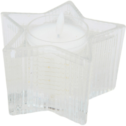 Ribbed Star LED Candle - thumbnail 2