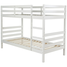 Home Source White Single Bunk Bed - thumbnail 2