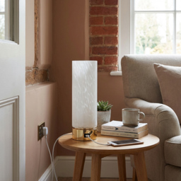 Margot Glass USB Pad Lamp - thumbnail 4