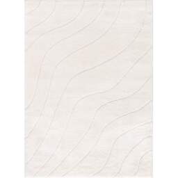 Savanna White Wave Rug 66cm - thumbnail 1