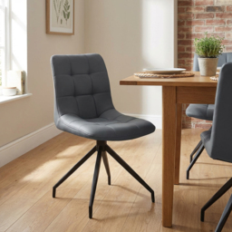 Elora Grey Dining Chair Set of 2 - thumbnail 4