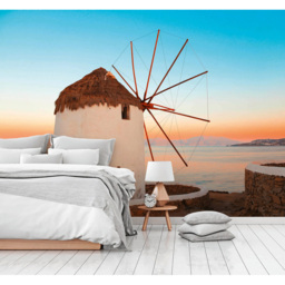 A.S Creation Greek Windmill Digital Wall Mural - thumbnail 3