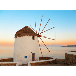 A.S Creation Greek Windmill Digital Wall Mural - thumbnail 2
