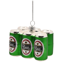 The Seasonal Gift Co Glass Beer Hanging Decoration 2 Piece - thumbnail 2