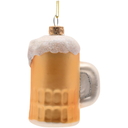 The Seasonal Gift Co Glass Beer Hanging Decoration 2 Piece - thumbnail 3